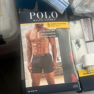Polo by Ralph Lauren Black Boxer Briefs Underwear